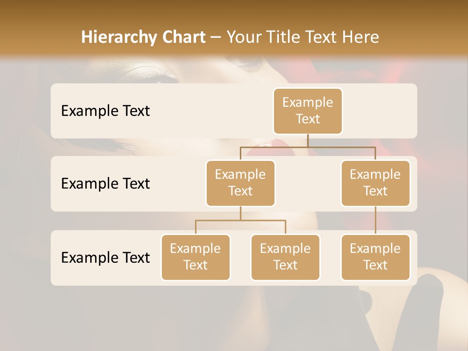 Mouth Classic Girl PowerPoint Template