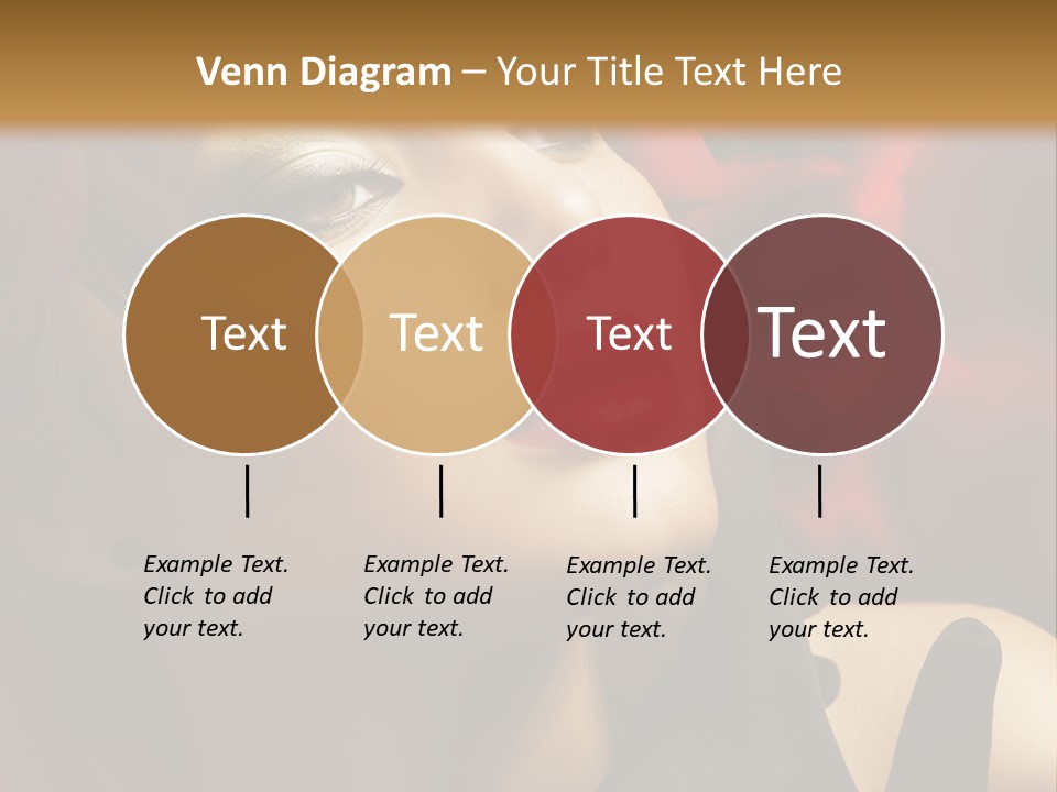 Mouth Classic Girl PowerPoint Template