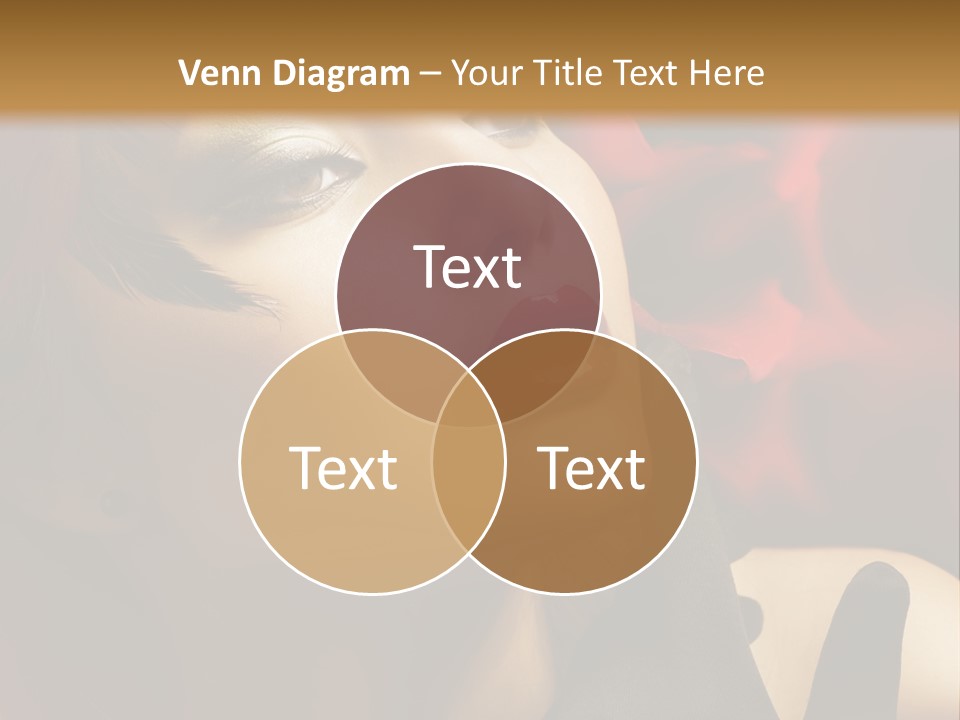 Mouth Classic Girl PowerPoint Template