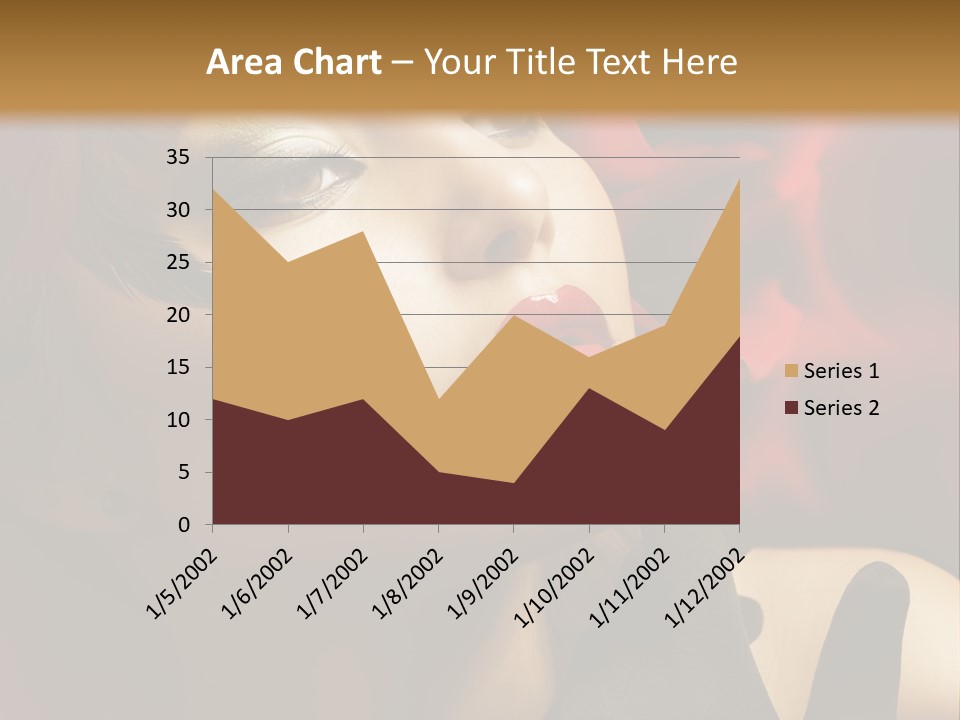 Mouth Classic Girl PowerPoint Template