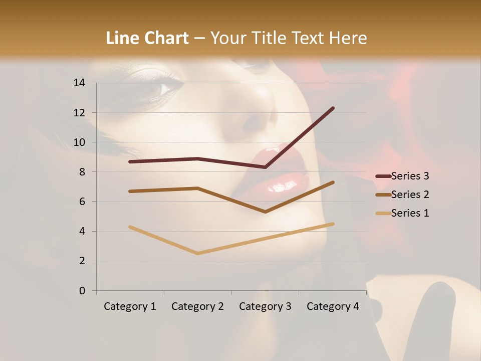 Mouth Classic Girl PowerPoint Template