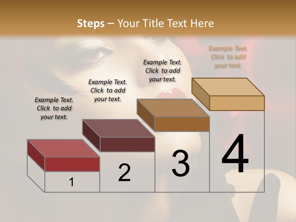 Mouth Classic Girl PowerPoint Template