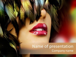 Makeup Skin People PowerPoint Template