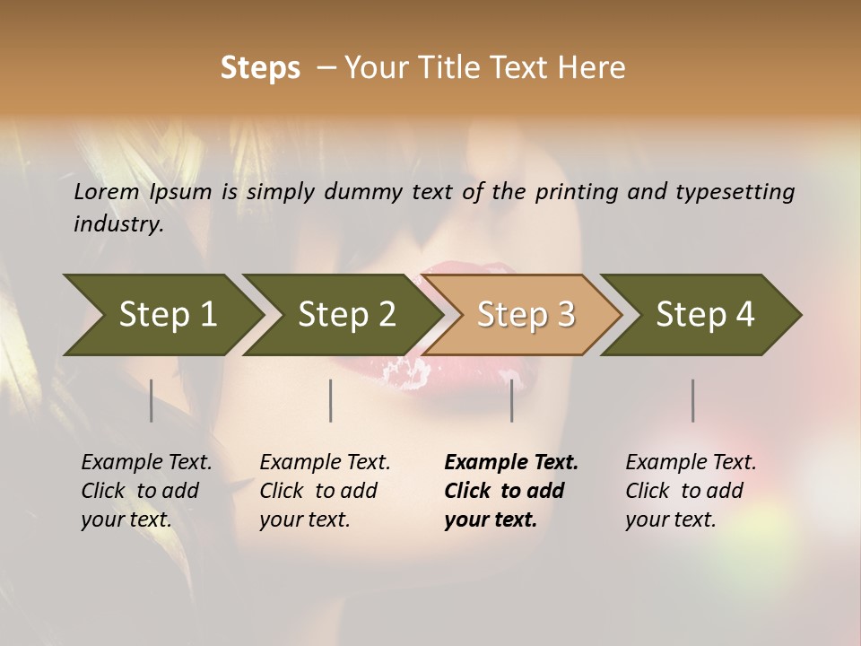 Makeup Skin People PowerPoint Template
