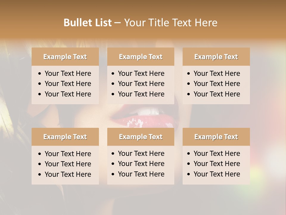 Makeup Skin People PowerPoint Template