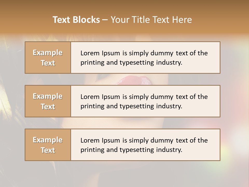 Makeup Skin People PowerPoint Template