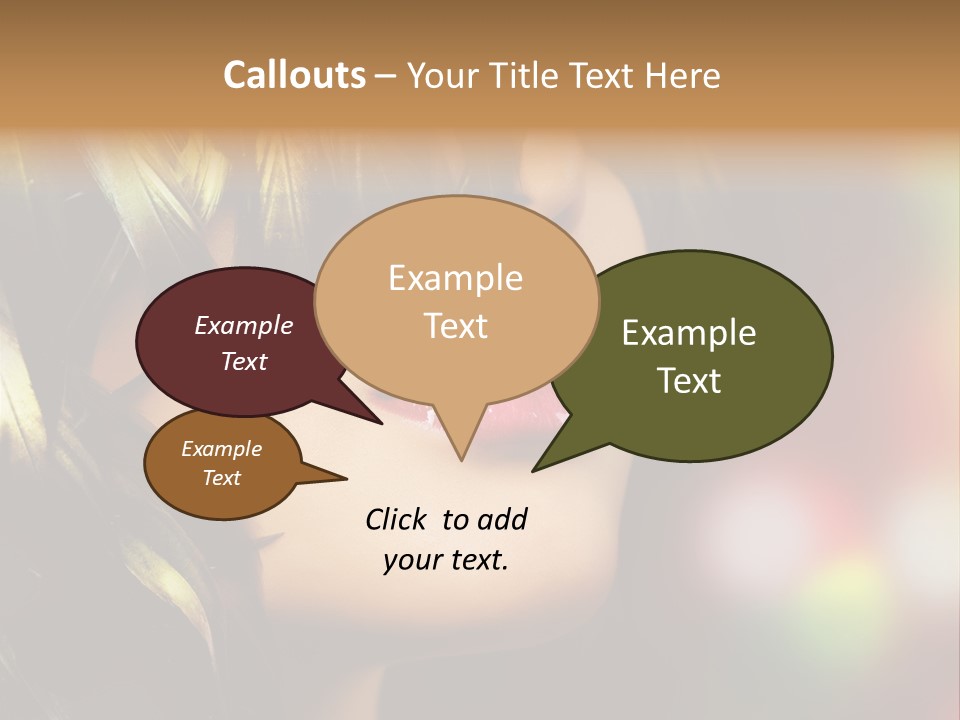 Makeup Skin People PowerPoint Template