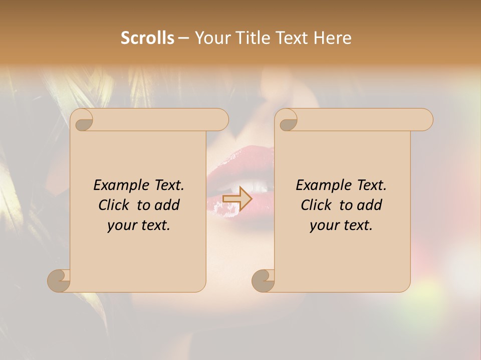 Makeup Skin People PowerPoint Template