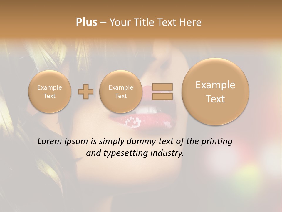 Makeup Skin People PowerPoint Template