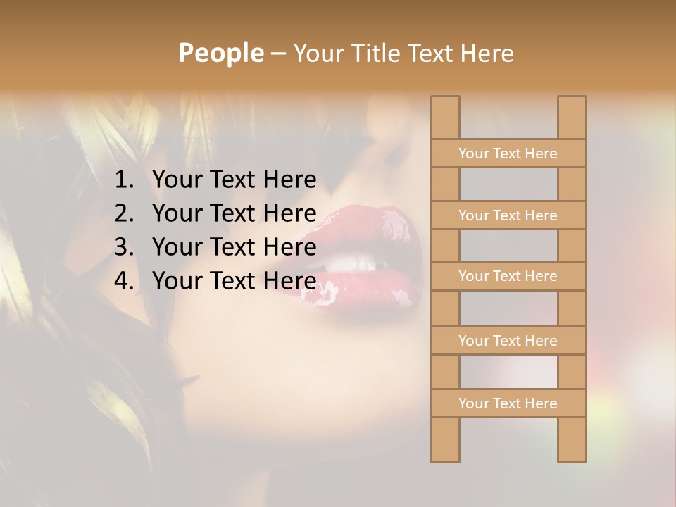 Makeup Skin People PowerPoint Template