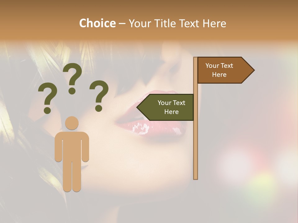 Makeup Skin People PowerPoint Template