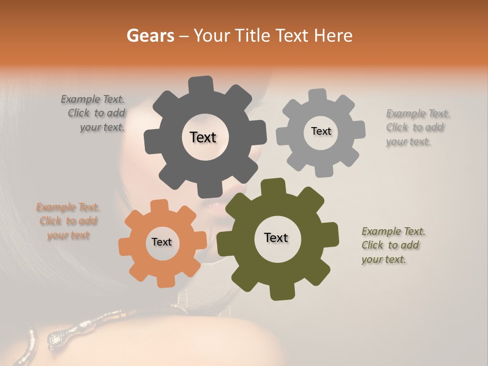 Black Long Background PowerPoint Template