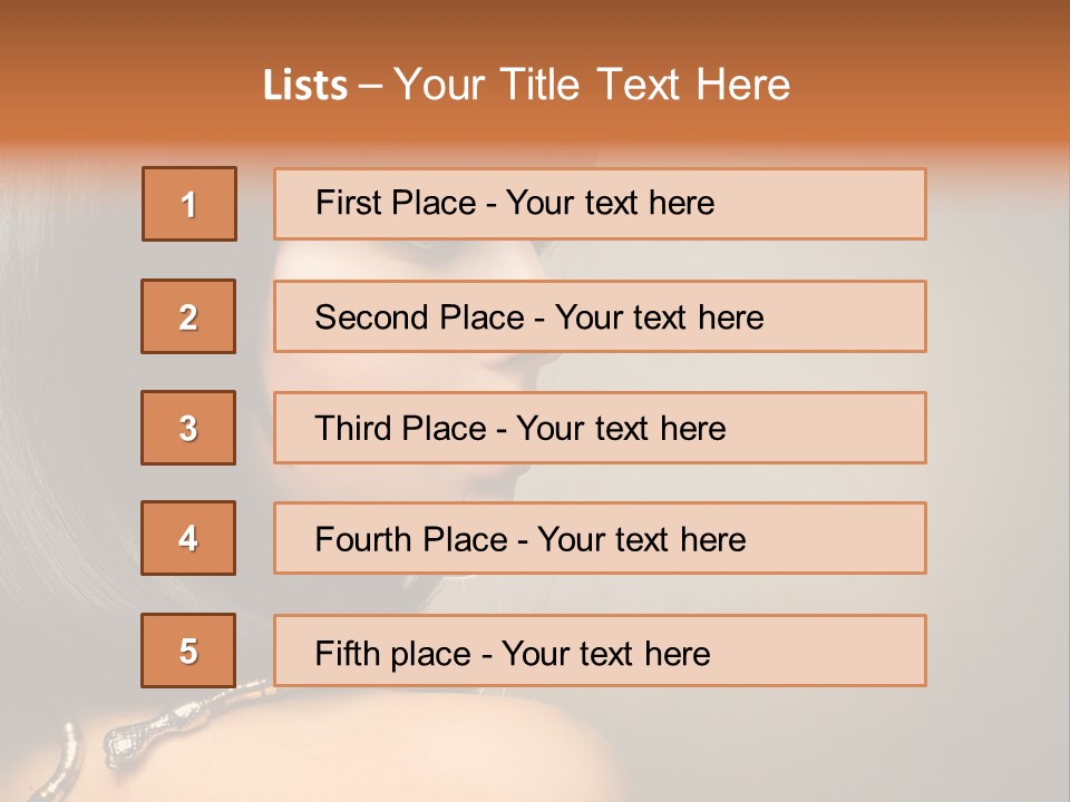 Black Long Background PowerPoint Template
