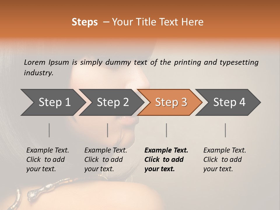 Black Long Background PowerPoint Template