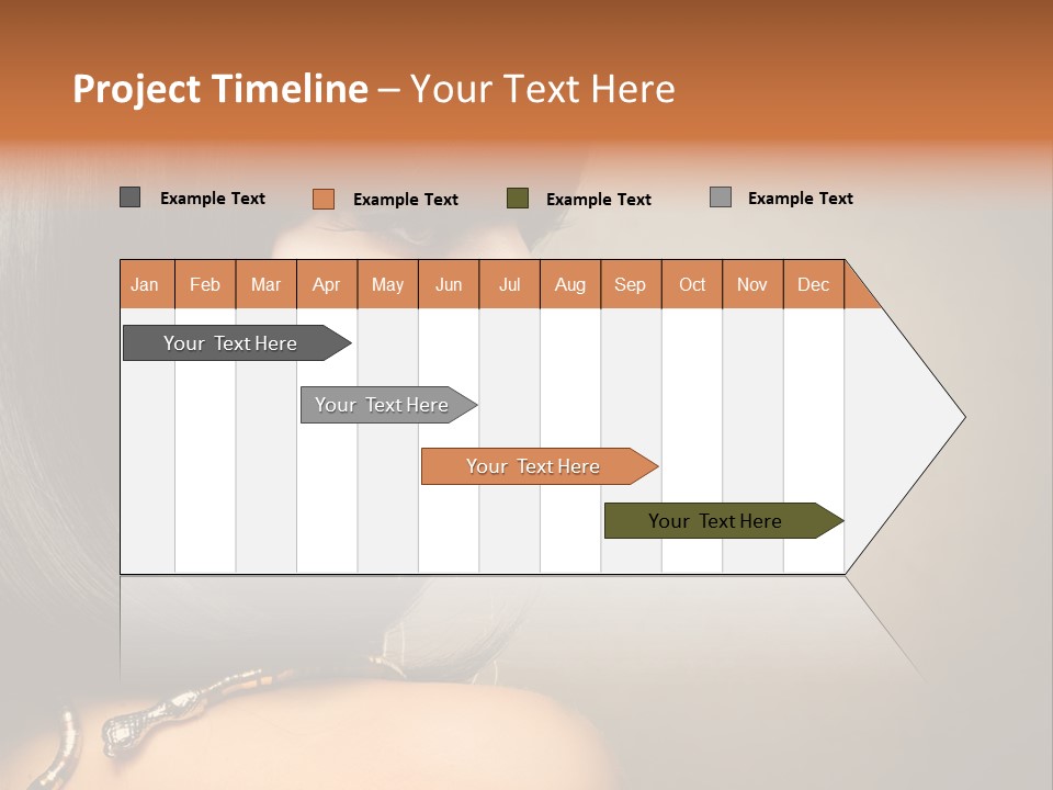 Black Long Background PowerPoint Template