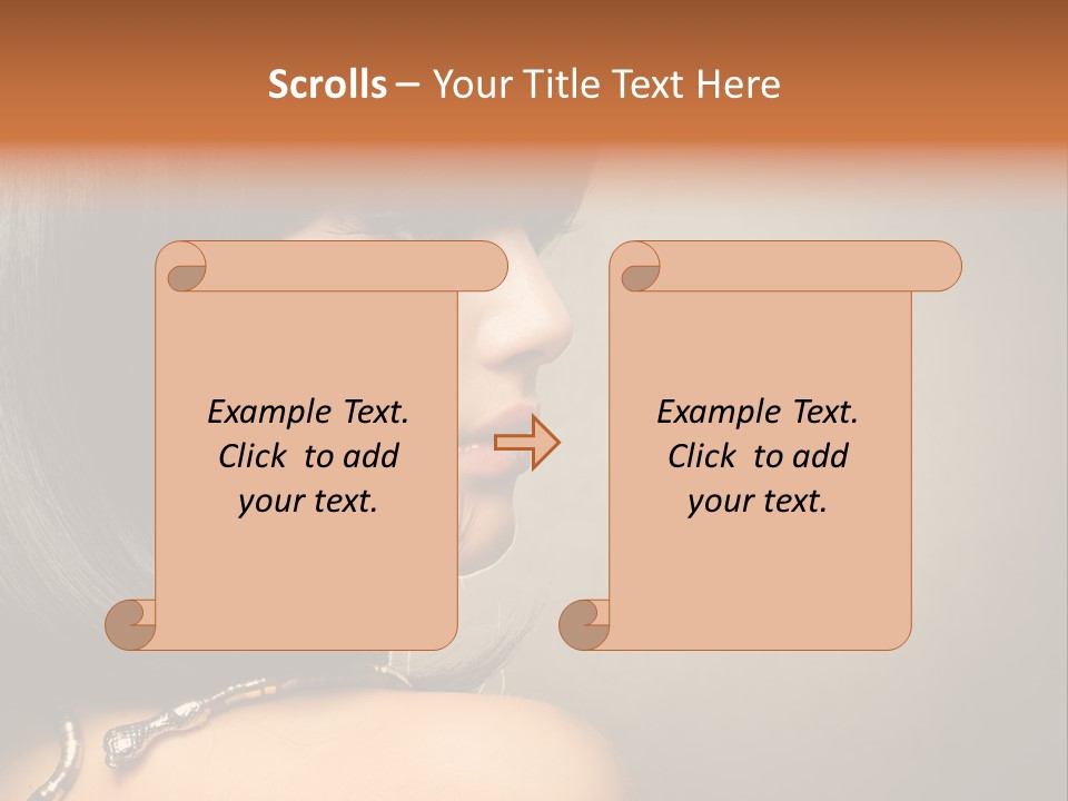 Black Long Background PowerPoint Template
