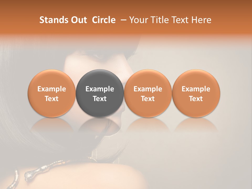 Black Long Background PowerPoint Template