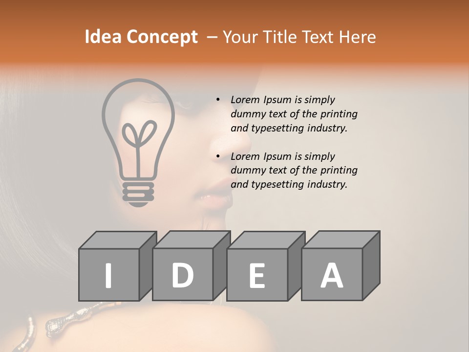 Black Long Background PowerPoint Template