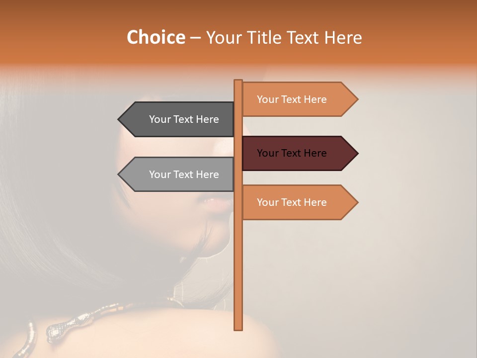 Black Long Background PowerPoint Template