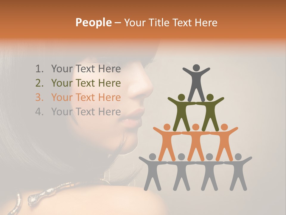 Black Long Background PowerPoint Template