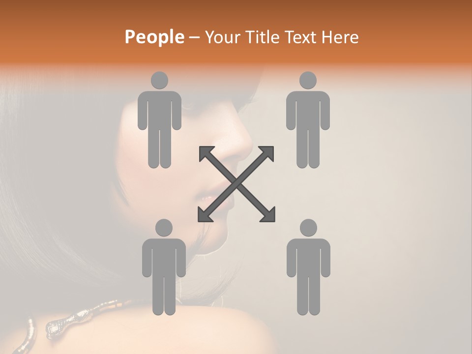 Black Long Background PowerPoint Template