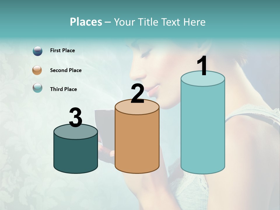 Cup Dark Latte PowerPoint Template