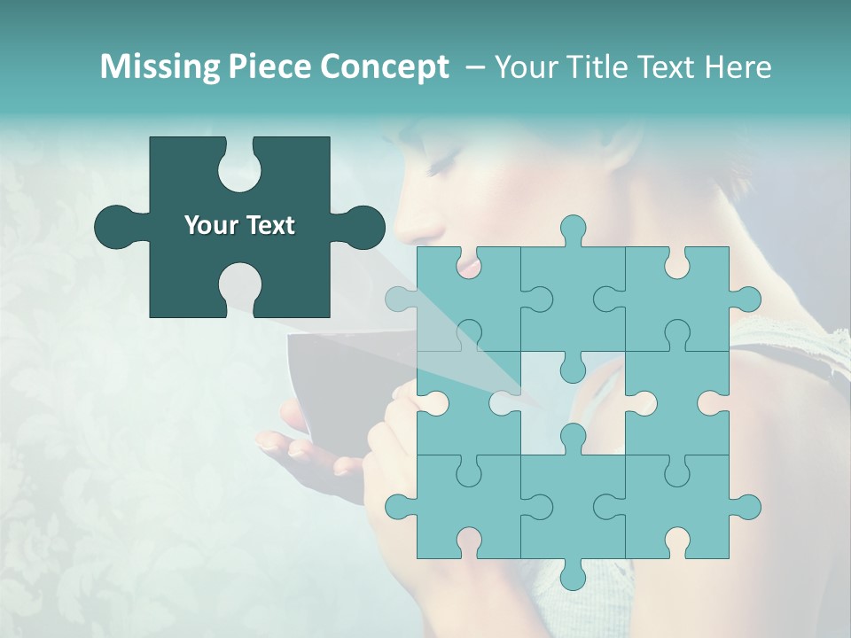 Cup Dark Latte PowerPoint Template