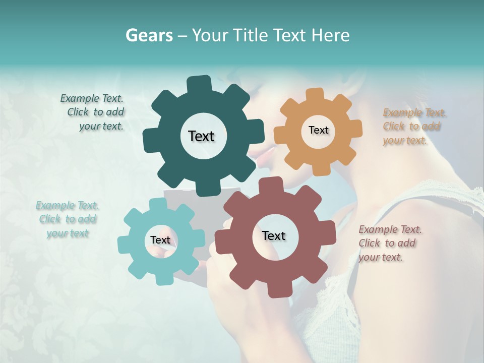 Cup Dark Latte PowerPoint Template