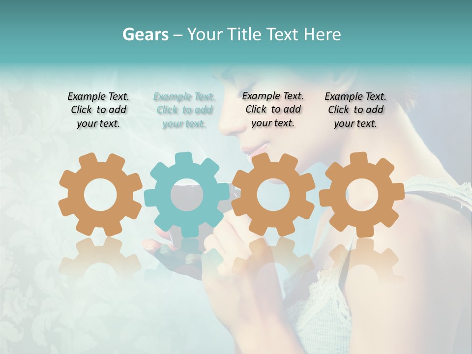 Cup Dark Latte PowerPoint Template