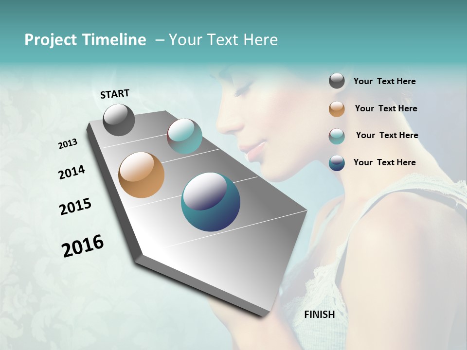 Cup Dark Latte PowerPoint Template