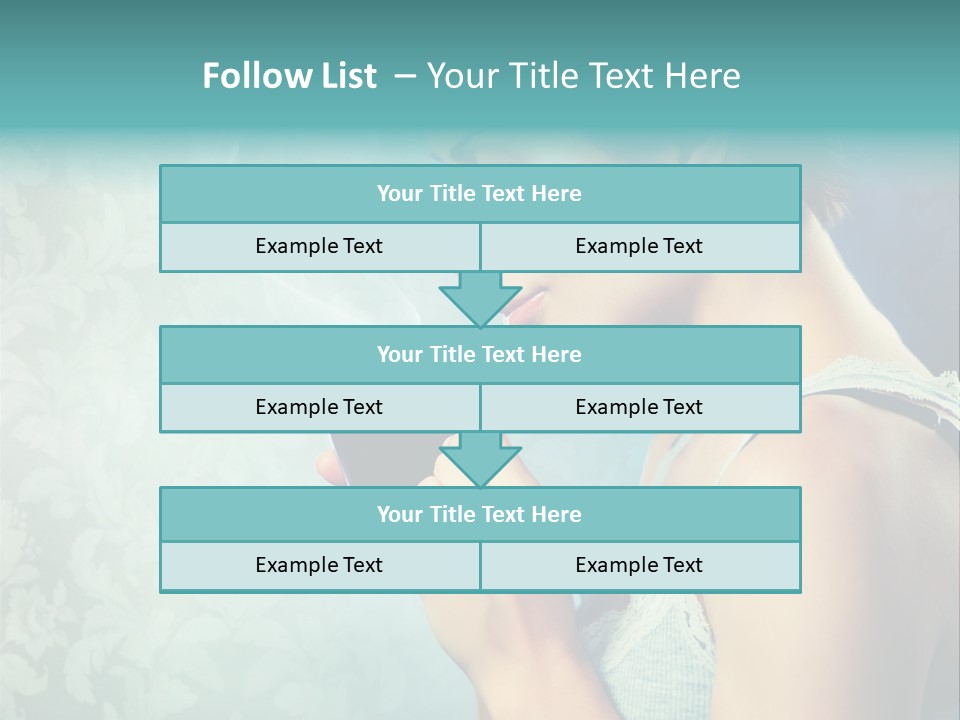 Cup Dark Latte PowerPoint Template