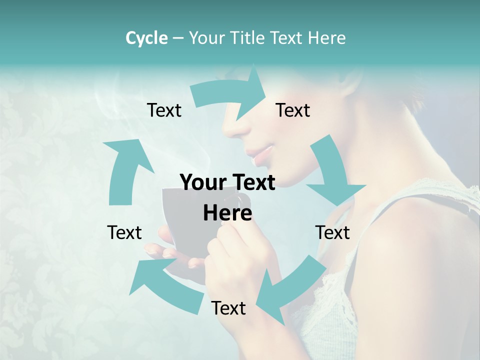 Cup Dark Latte PowerPoint Template
