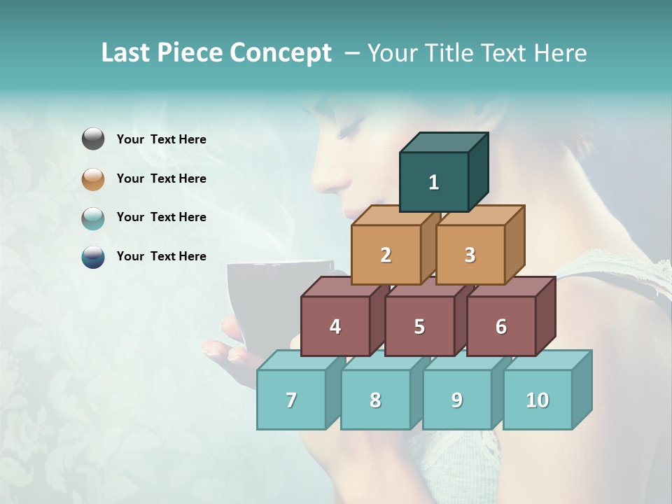 Cup Dark Latte PowerPoint Template