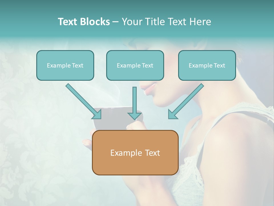 Cup Dark Latte PowerPoint Template