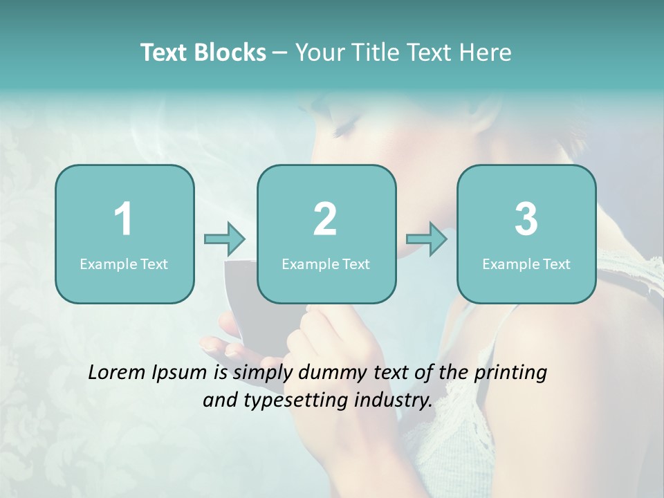 Cup Dark Latte PowerPoint Template