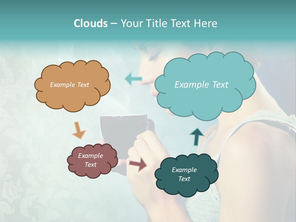 Cup Dark Latte PowerPoint Template