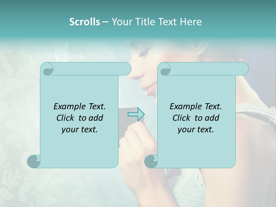 Cup Dark Latte PowerPoint Template