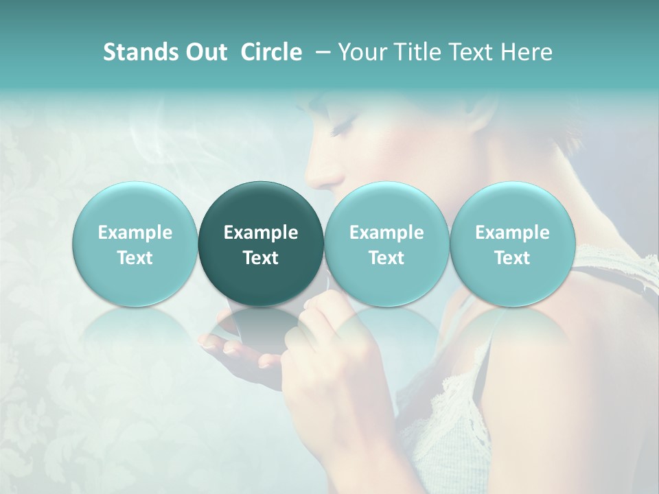 Cup Dark Latte PowerPoint Template