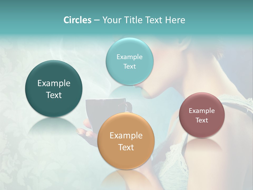 Cup Dark Latte PowerPoint Template