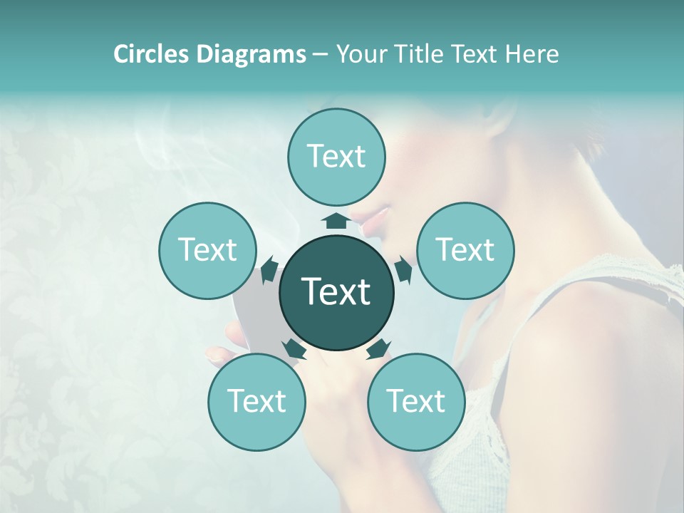 Cup Dark Latte PowerPoint Template