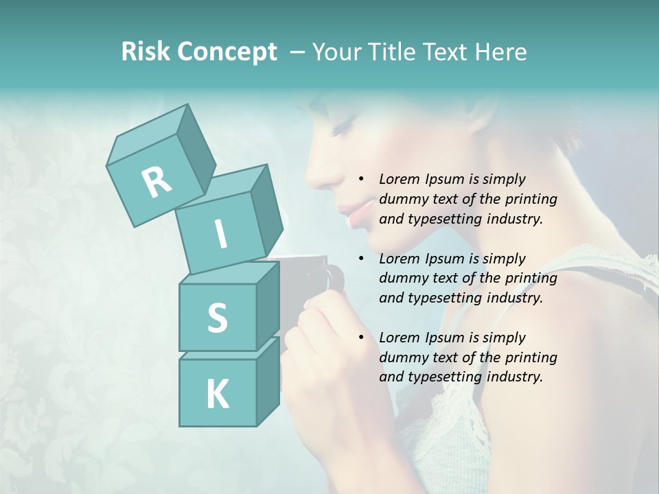 Cup Dark Latte PowerPoint Template