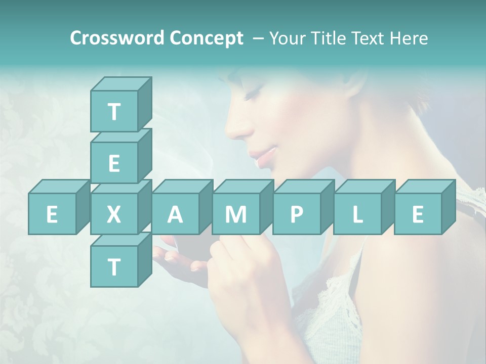 Cup Dark Latte PowerPoint Template