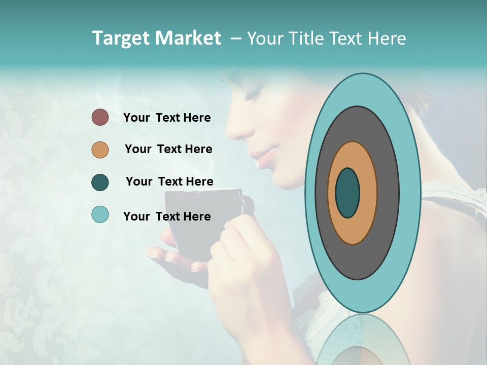 Cup Dark Latte PowerPoint Template