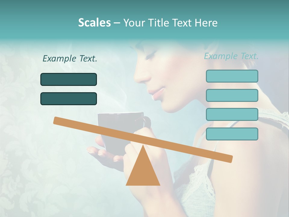 Cup Dark Latte PowerPoint Template