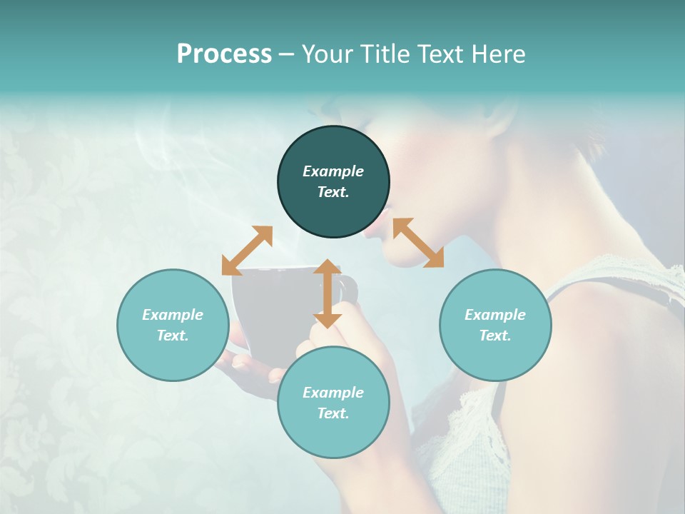 Cup Dark Latte PowerPoint Template