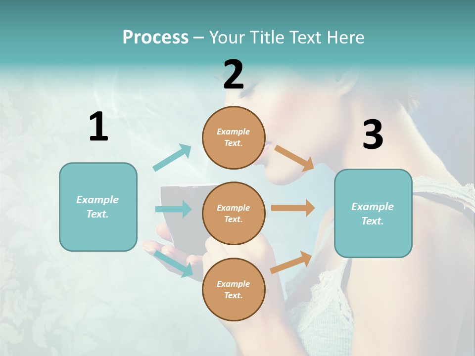 Cup Dark Latte PowerPoint Template