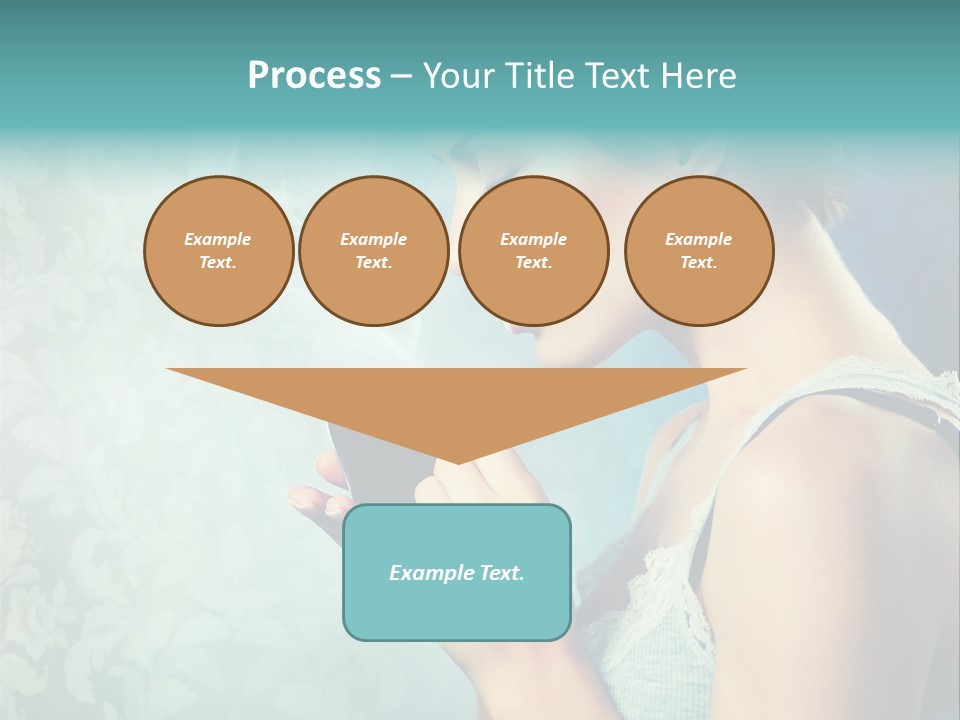 Cup Dark Latte PowerPoint Template