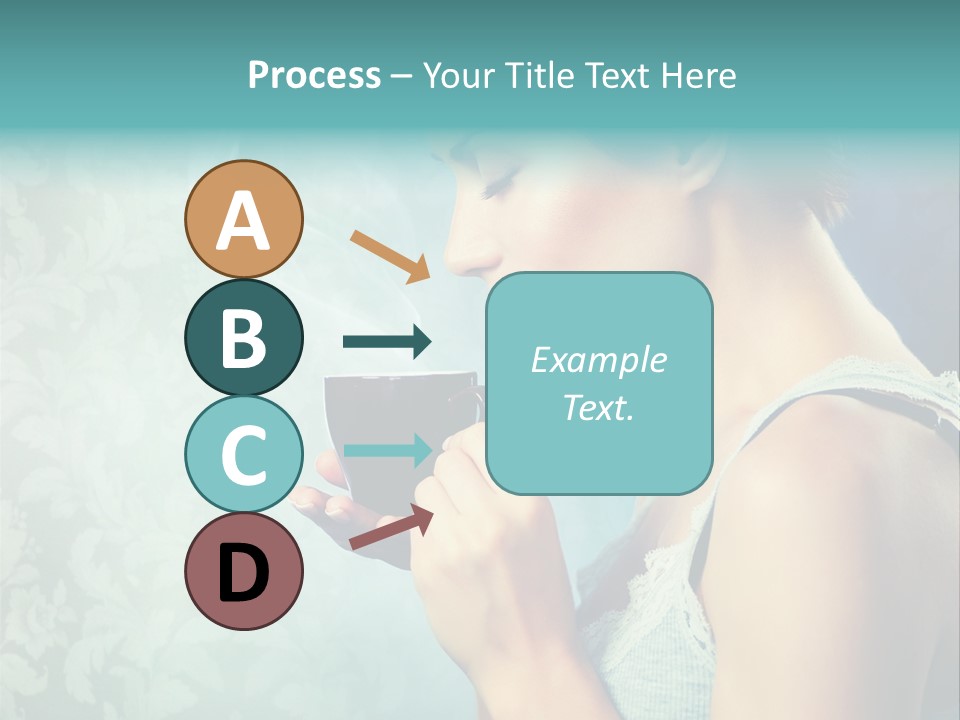 Cup Dark Latte PowerPoint Template