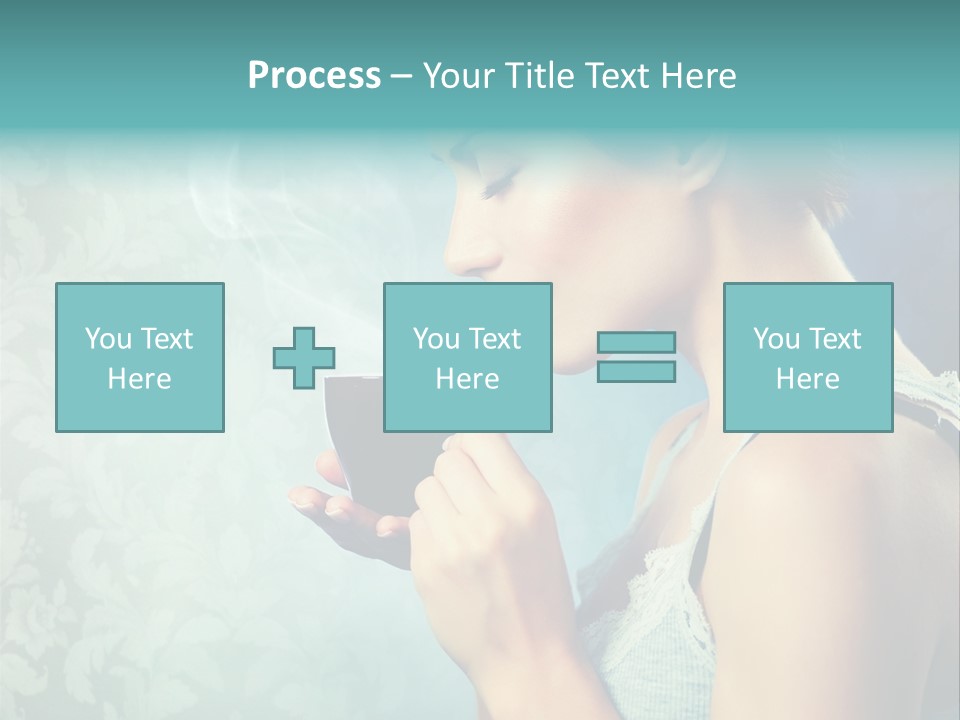 Cup Dark Latte PowerPoint Template