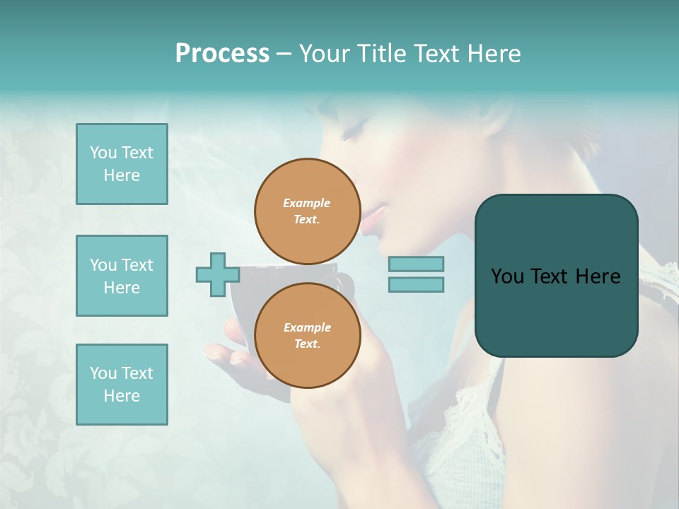 Cup Dark Latte PowerPoint Template